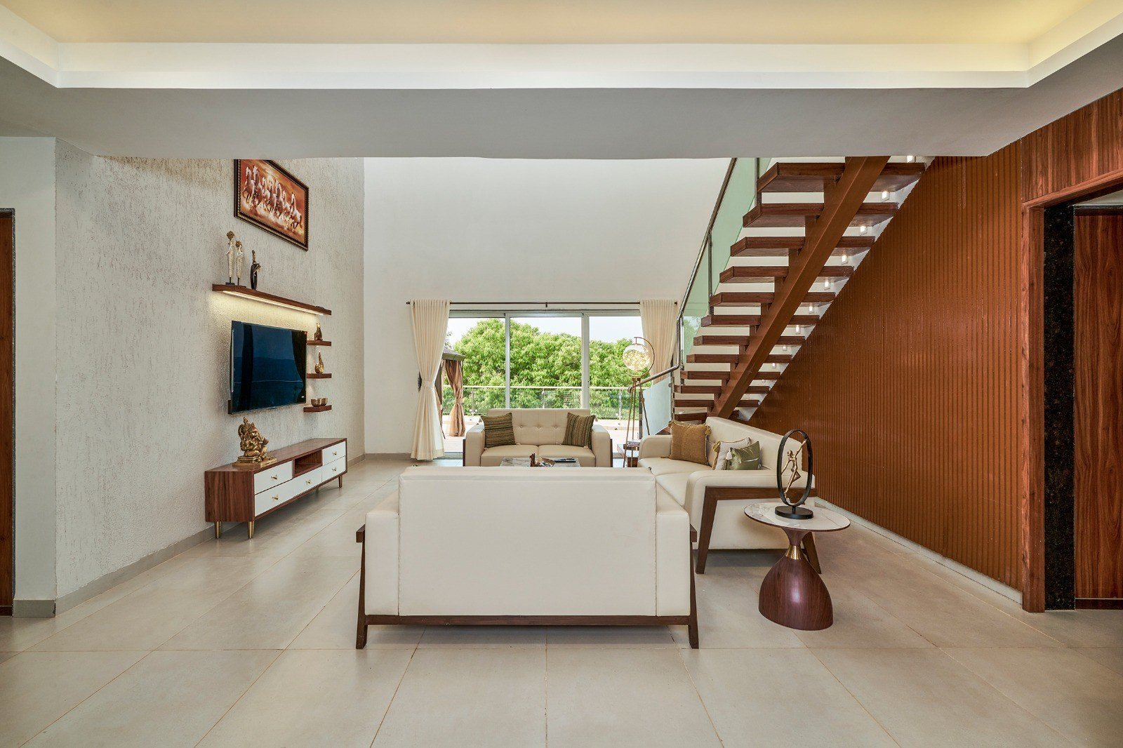 Double-Height Living Room